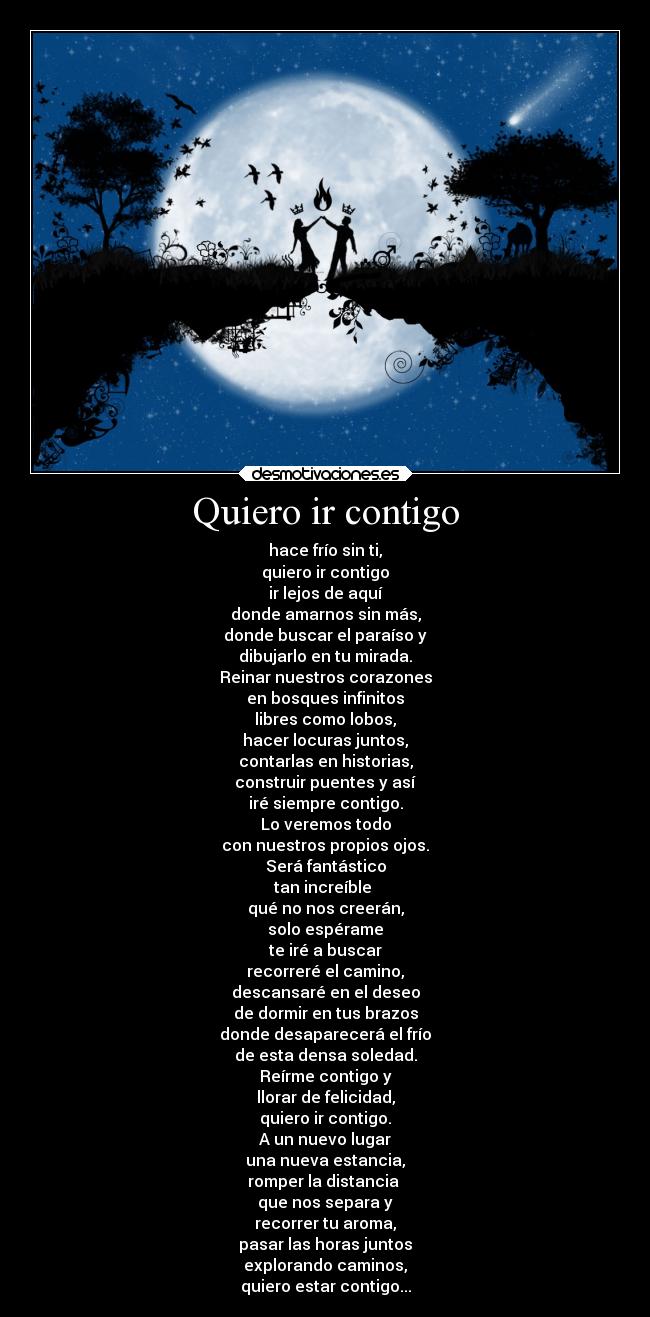 Quiero ir contigo -