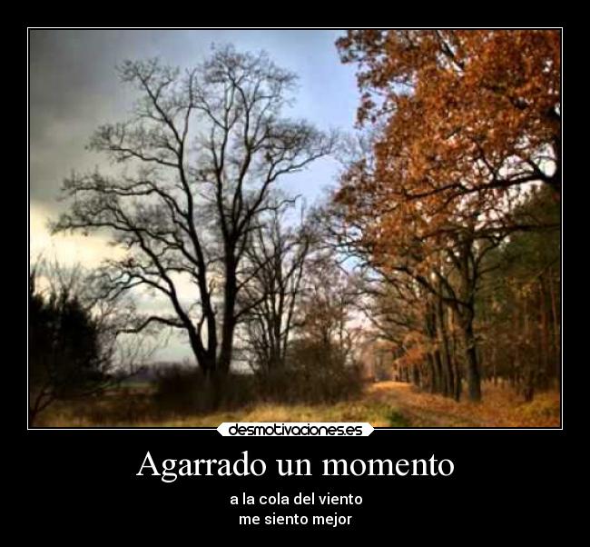 Agarrado un momento - 