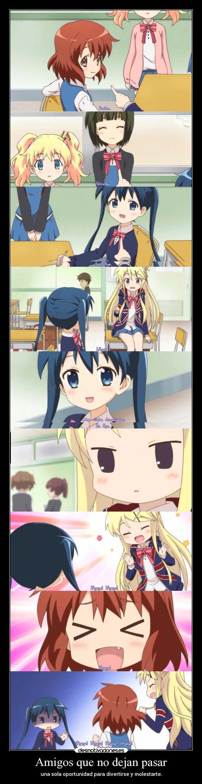 Amigos que no dejan pasar - 