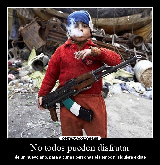 No todos pueden disfrutar - de un nuevo año, para algunas personas el tiempo ni siquiera existe