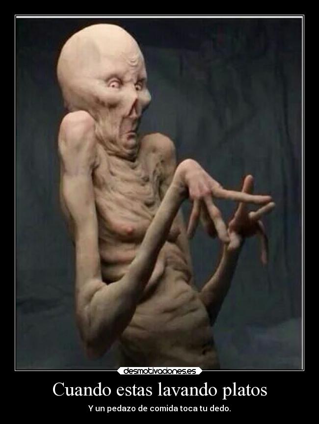 Cuando estas lavando platos -