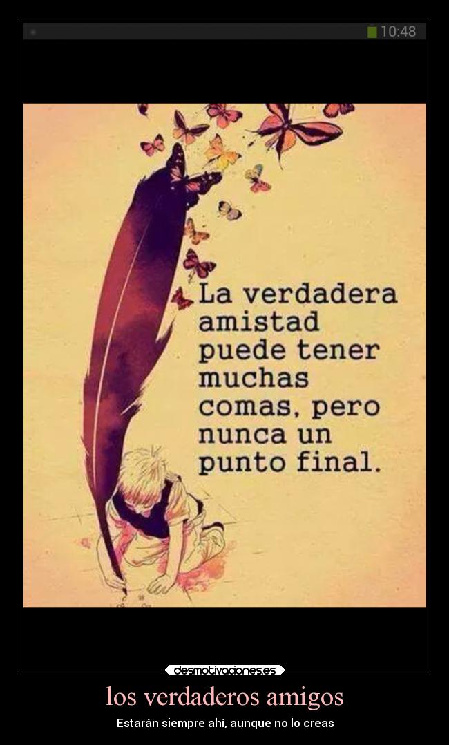 los verdaderos amigos - 