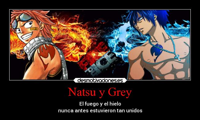 Natsu y Grey -