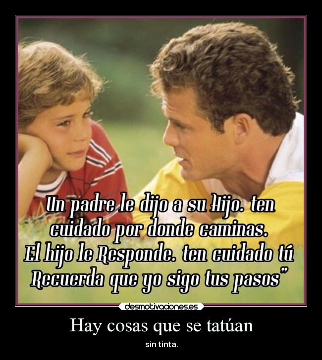 Hay cosas que se tatúan -