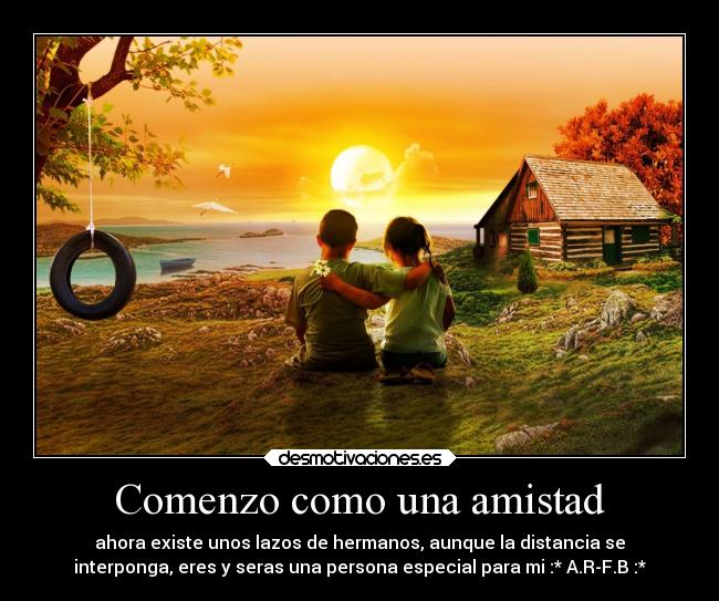Comenzo como una amistad -