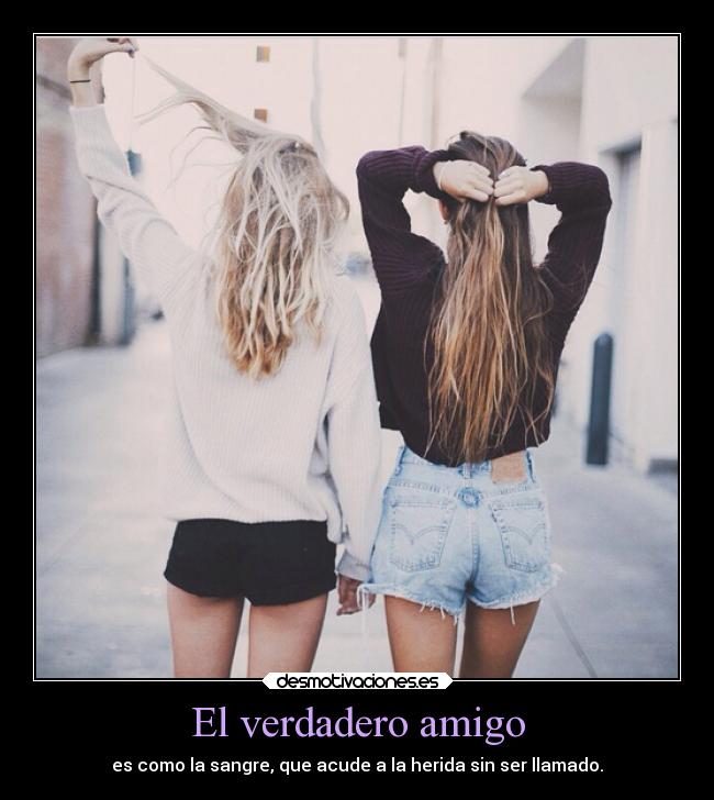 El verdadero amigo -