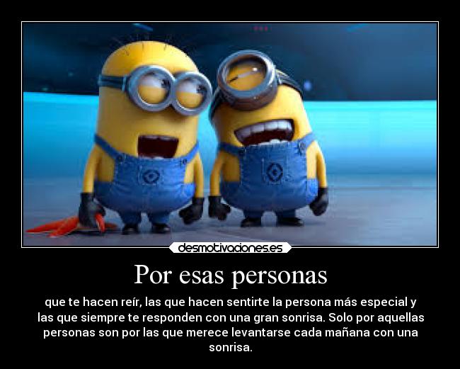 Por esas personas -