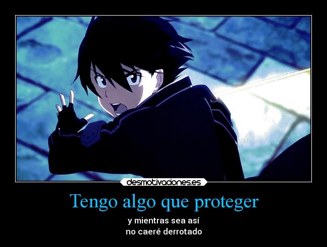 carteles amor anime kirito sao swordartonline desmotivaciones