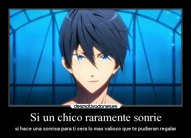 Si un chico raramente sonrie -