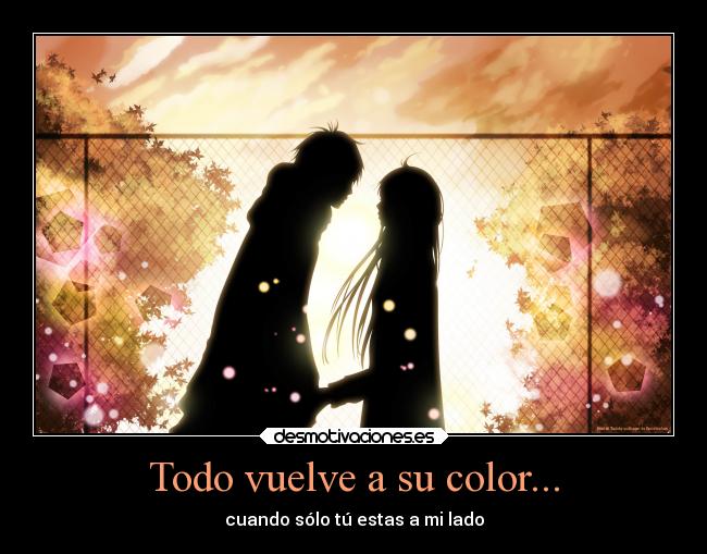 Todo vuelve a su color... -