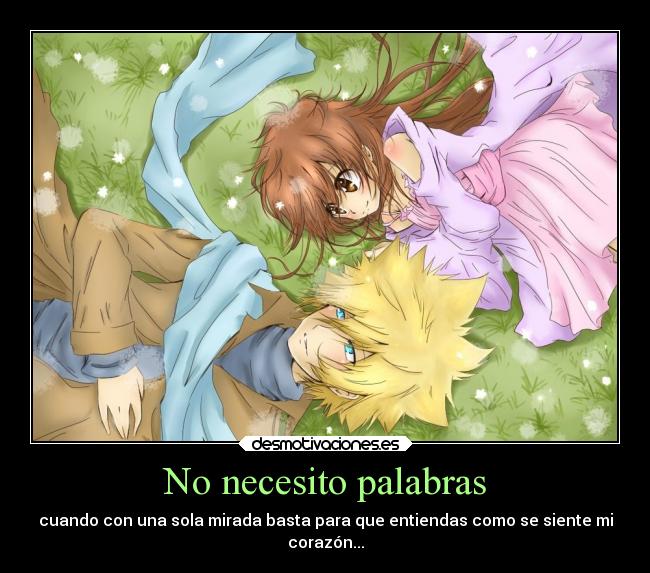 No necesito palabras -