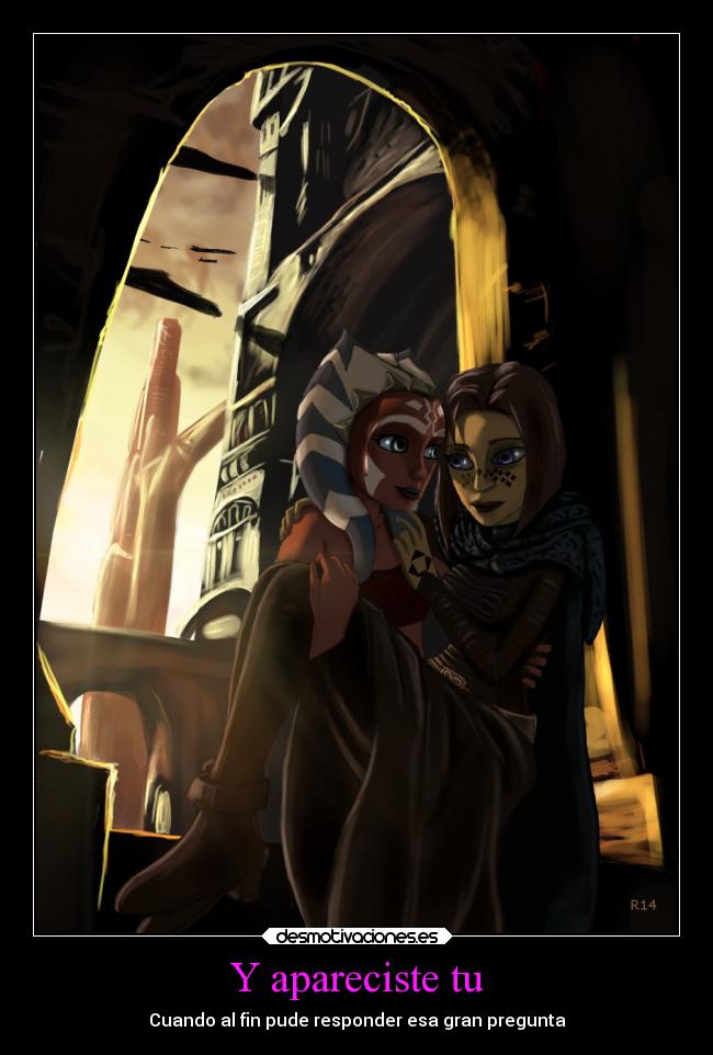 carteles amor asoka otra chica jedi desmotivaciones