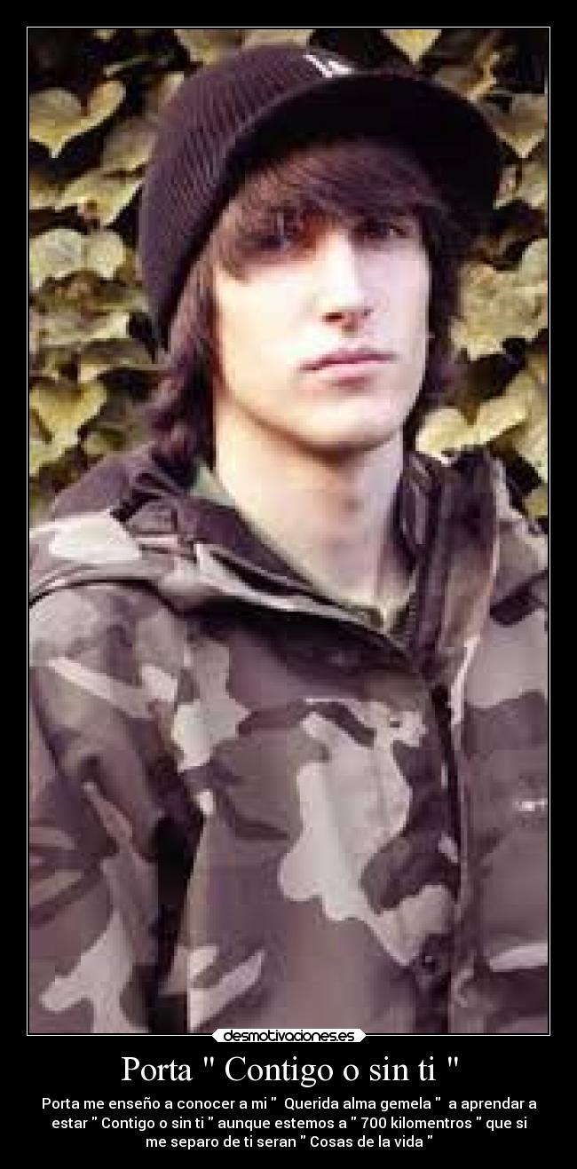 Porta  Contigo o sin ti  - 