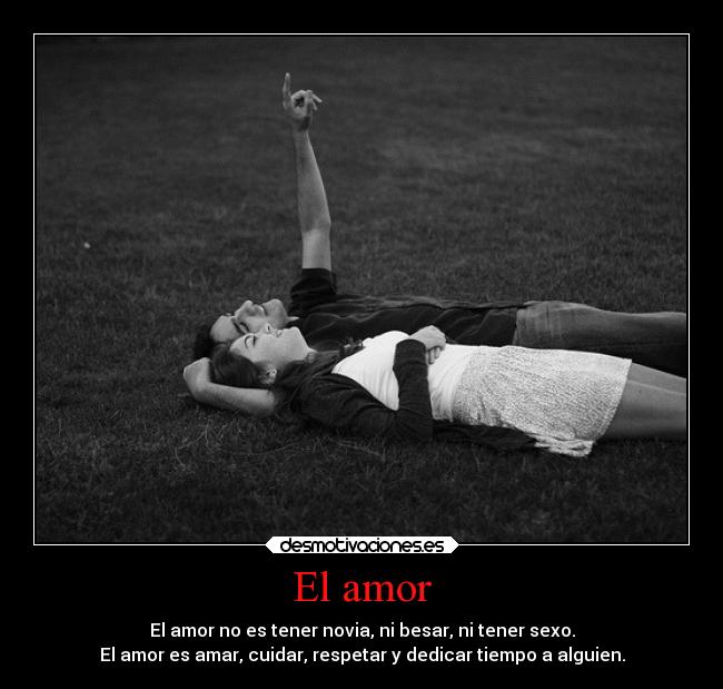 El amor -