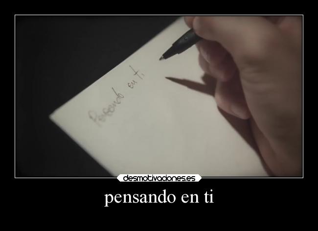 pensando en ti - 