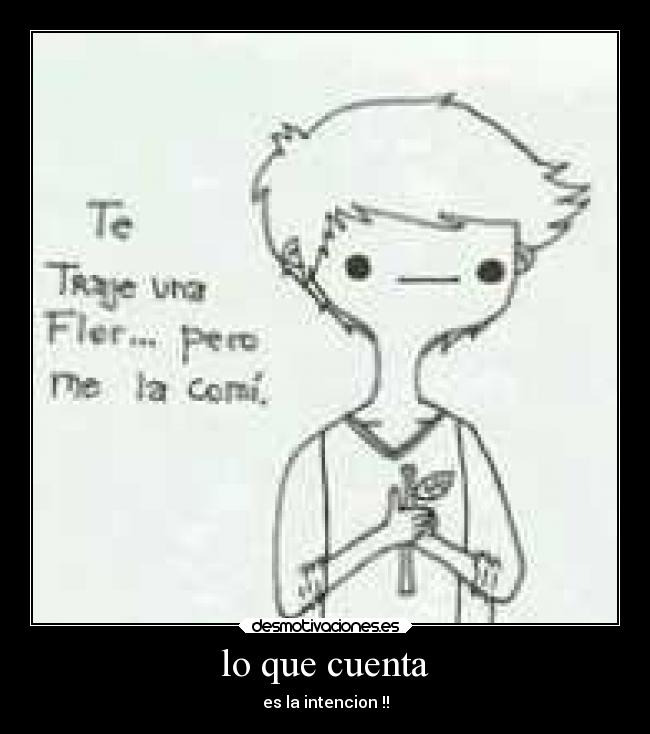 lo que cuenta - 