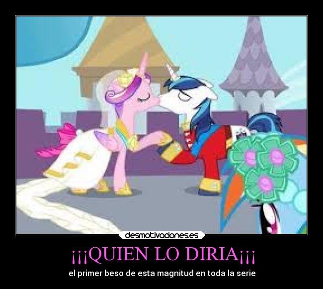 ¡¡¡QUIEN LO DIRIA¡¡¡ - el primer beso de esta magnitud en toda la serie