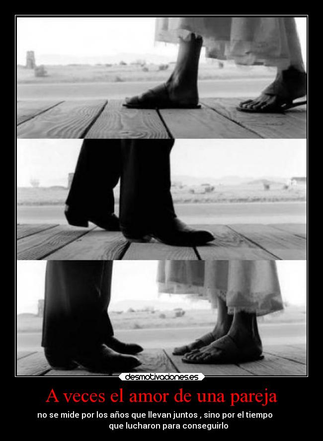 A veces el amor de una pareja -