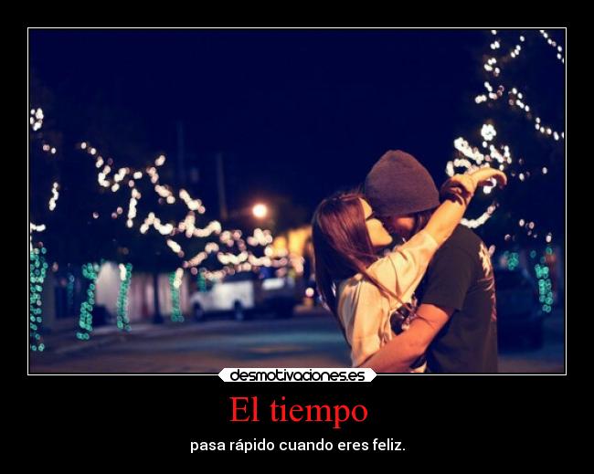 El tiempo -