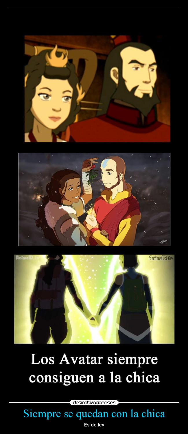 Siempre se quedan con la chica - Es de ley