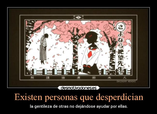 carteles anime ayuda dolor desperdiciar gentileza suicidio dejar persona desmotivaciones