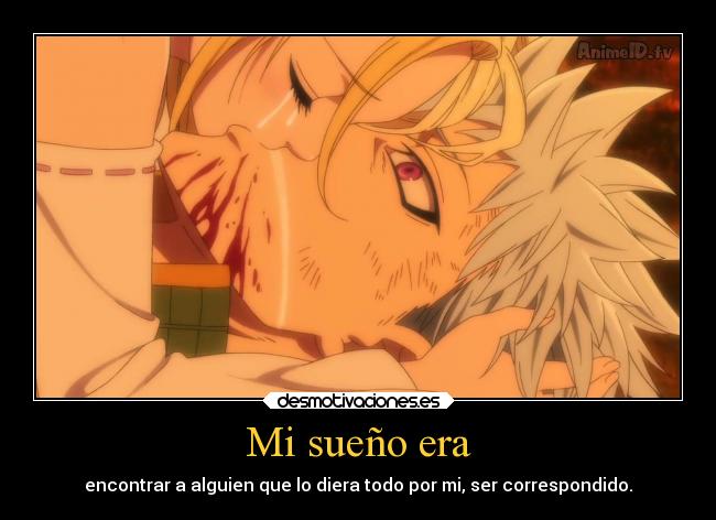 carteles anime corresponder sonar beso desmotivaciones