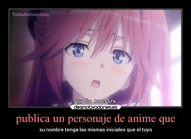 publica un personaje de anime que -