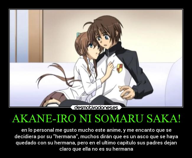 AKANE-IRO NI SOMARU SAKA! -