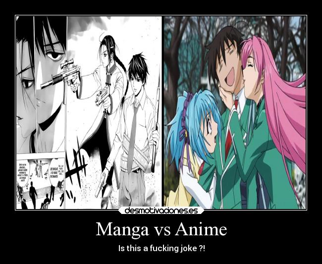Manga vs Anime -
