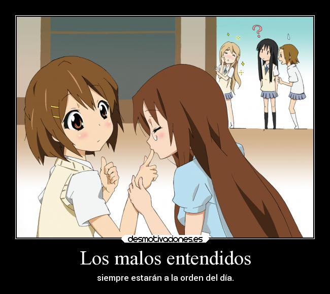 Los malos entendidos -