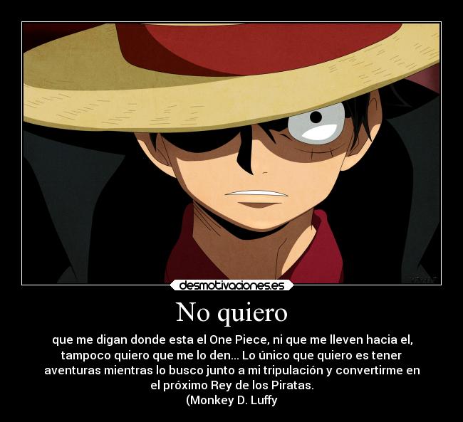 No quiero -