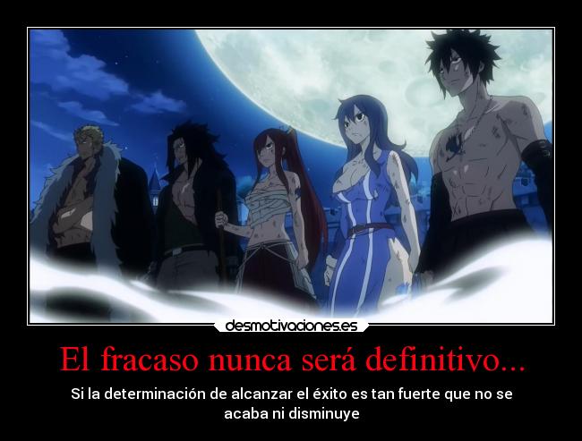 carteles anime desmotivaciones