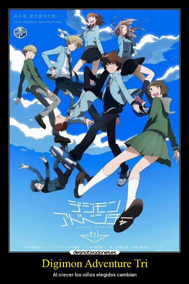 carteles anime digimon cambiaron bastante todos desmotivaciones