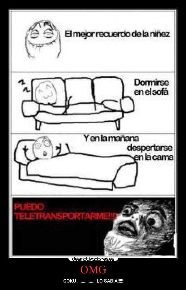 carteles anime dragon ball teletransportacion goku desmotivaciones