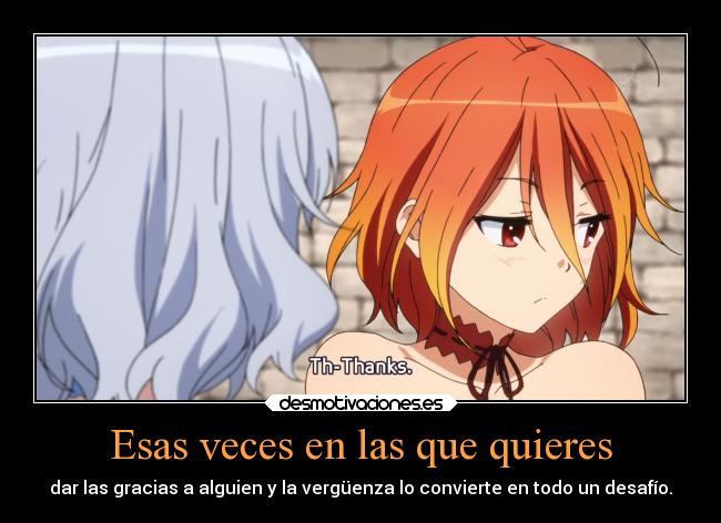 Esas veces en las que quieres - dar las gracias a alguien y la vergüenza lo convierte en todo un desafío.