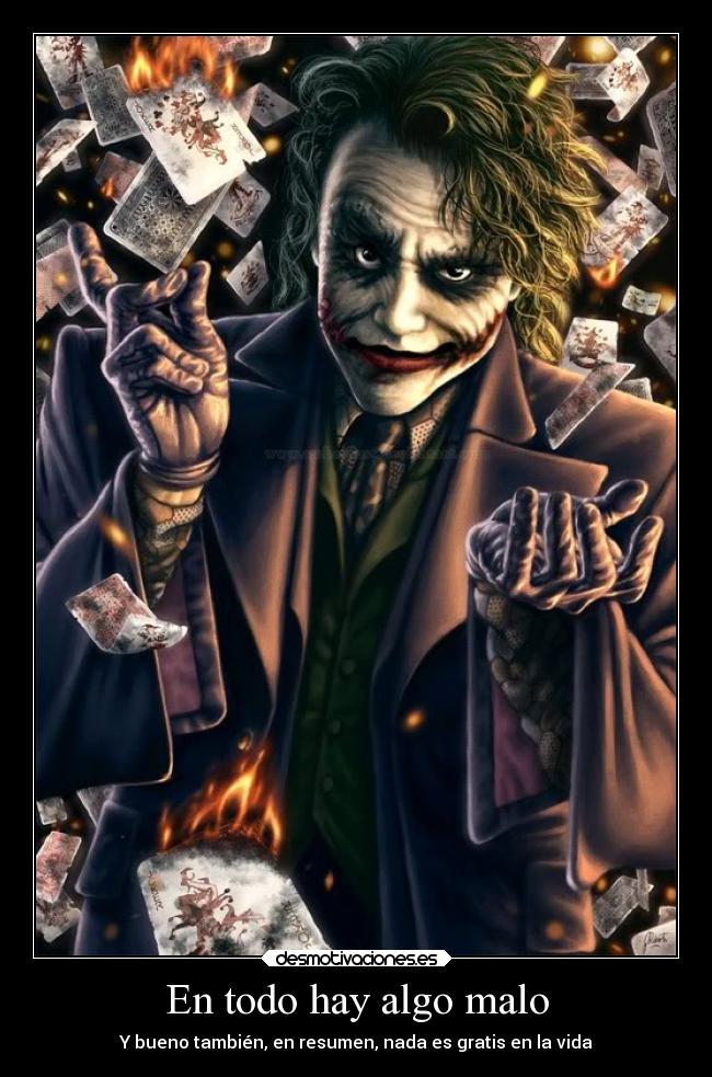 En todo hay algo malo -