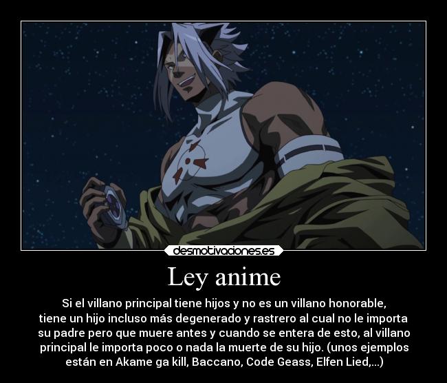 Ley anime -