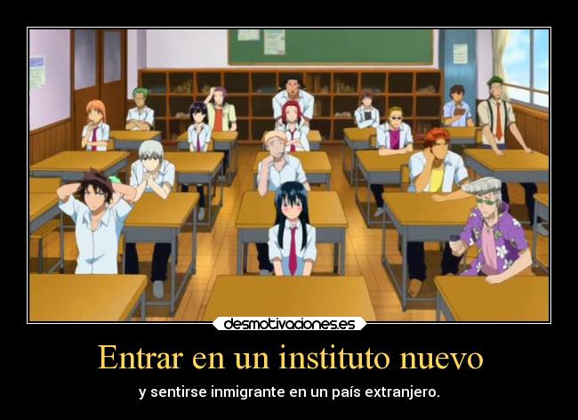 Entrar en un instituto nuevo - 