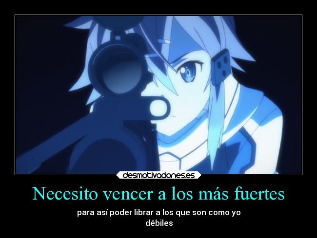 Necesito vencer a los más fuertes -