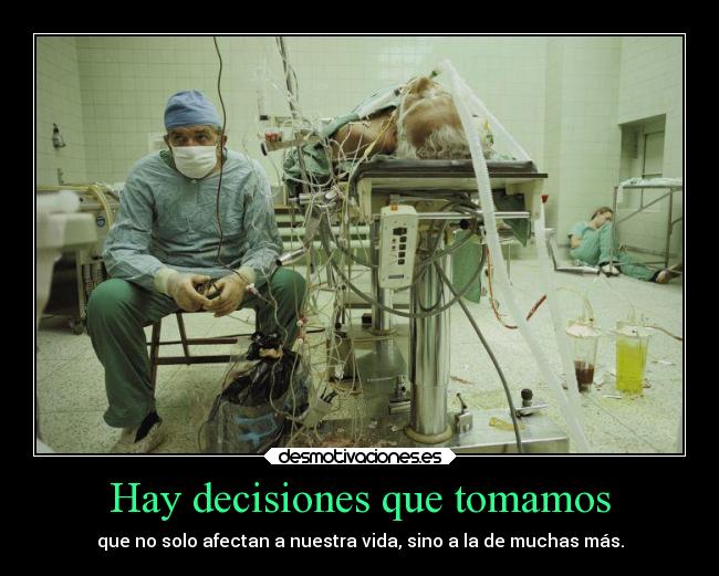 Hay decisiones que tomamos - 