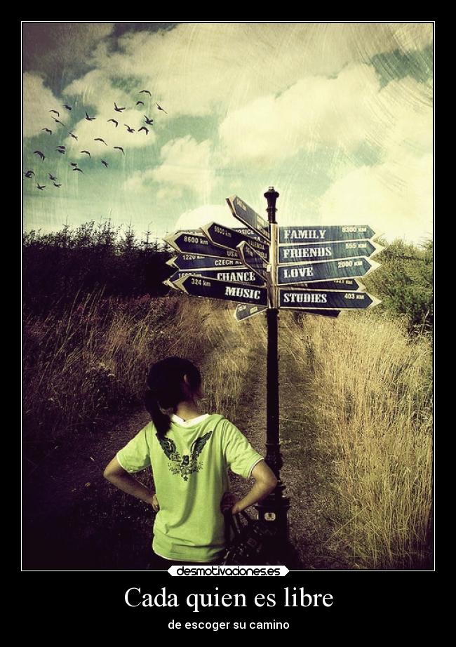 carteles ayuda vida pasado libertad camino futuro presente tiempo direccion suenos dreams desmotivaciones