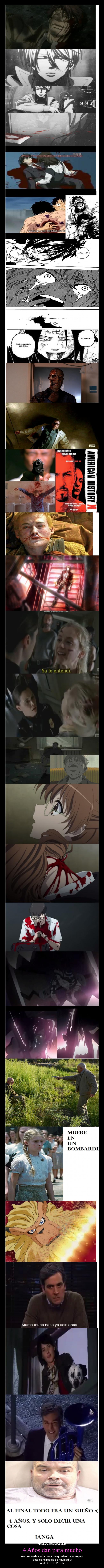 4 Años dan para mucho - Asi que nada mejor que irme quedandome en paz
Este es mi regalo de navidad :3
ALA QUE OS PETEN