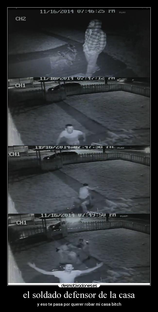 el soldado defensor de la casa -