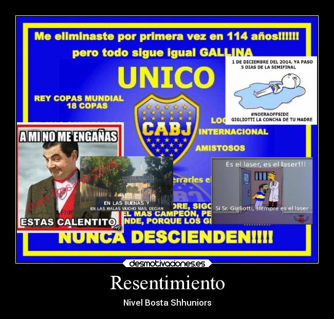 carteles chiste cargadas river boca juniors 2014 desmotivaciones