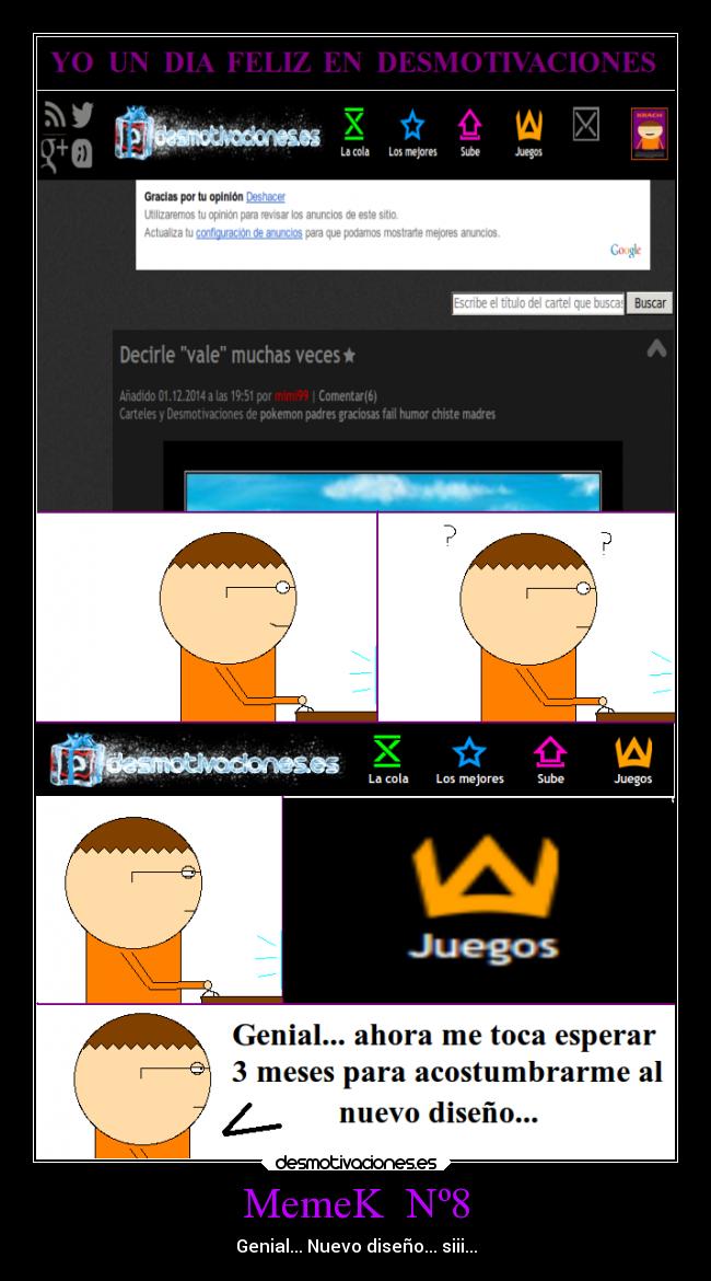 carteles chiste memes memesk memek nuevo diseno desmotivaciones