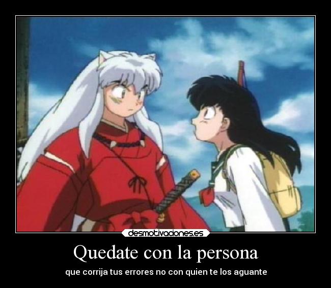 Quedate con la persona -