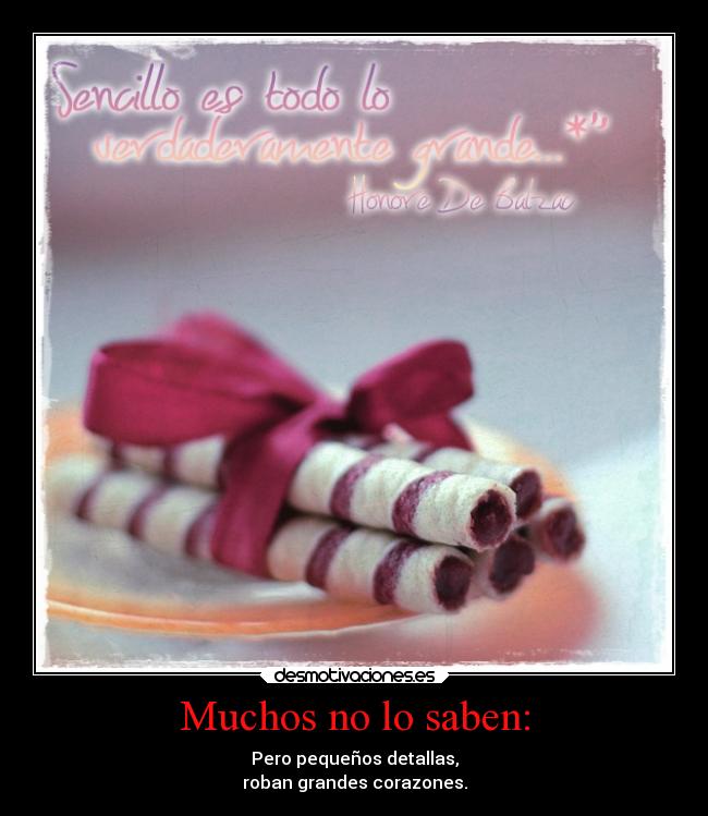 Muchos no lo saben: - 