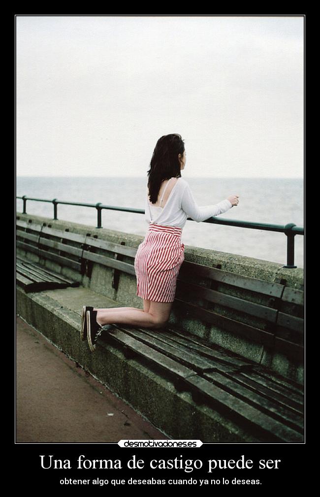Una forma de castigo puede ser - 