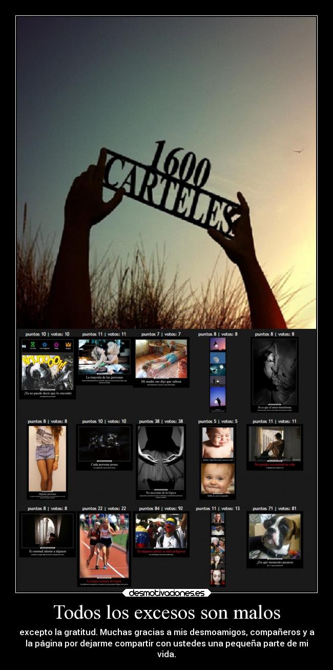 Todos los excesos son malos - 