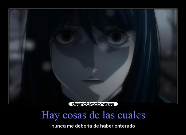 Hay cosas de las cuales - 